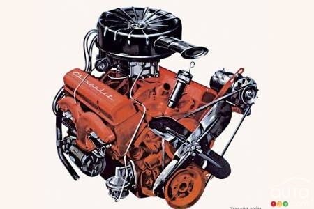 Small block original : Le petit V8 Chevrolet de 265 pouces cubes est à la base du terme «small block».